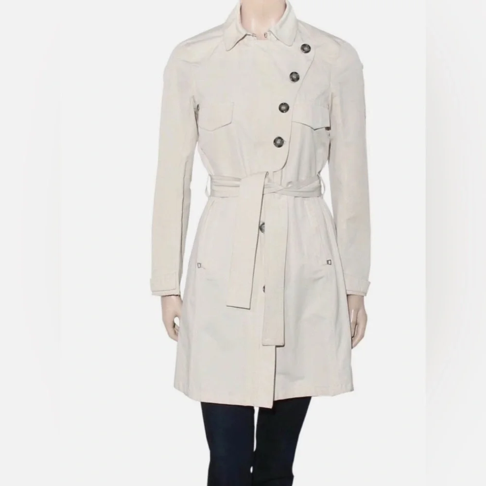 Prada all seasons light grey beige trench coat - Picture 8 of 9
